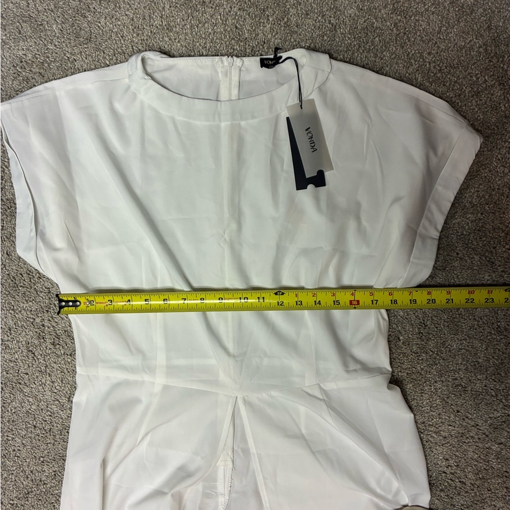Vonda White Split-Front Maxi Dress - Picture 4 of 6